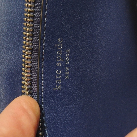 Kate Spade Devin Star Glitter Continental Wallet, Deep Lake (NWoT) - Picture 9 of 11